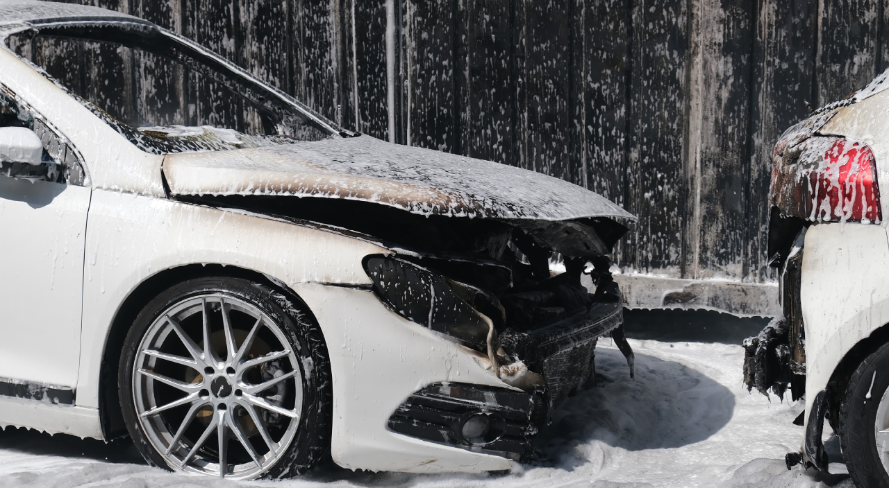 Şişli'de yangın! Araçlar kül oldu